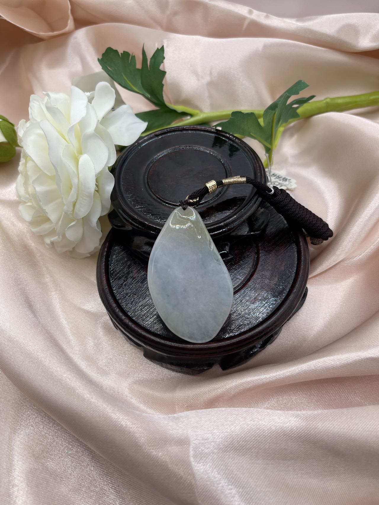 Deer and Plum Blossom Jade Pendant