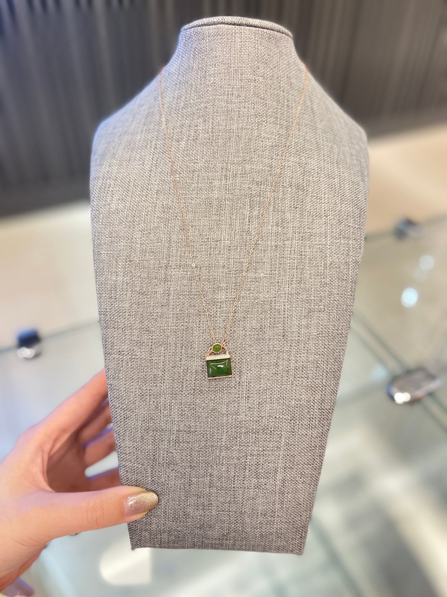 Jade necklace