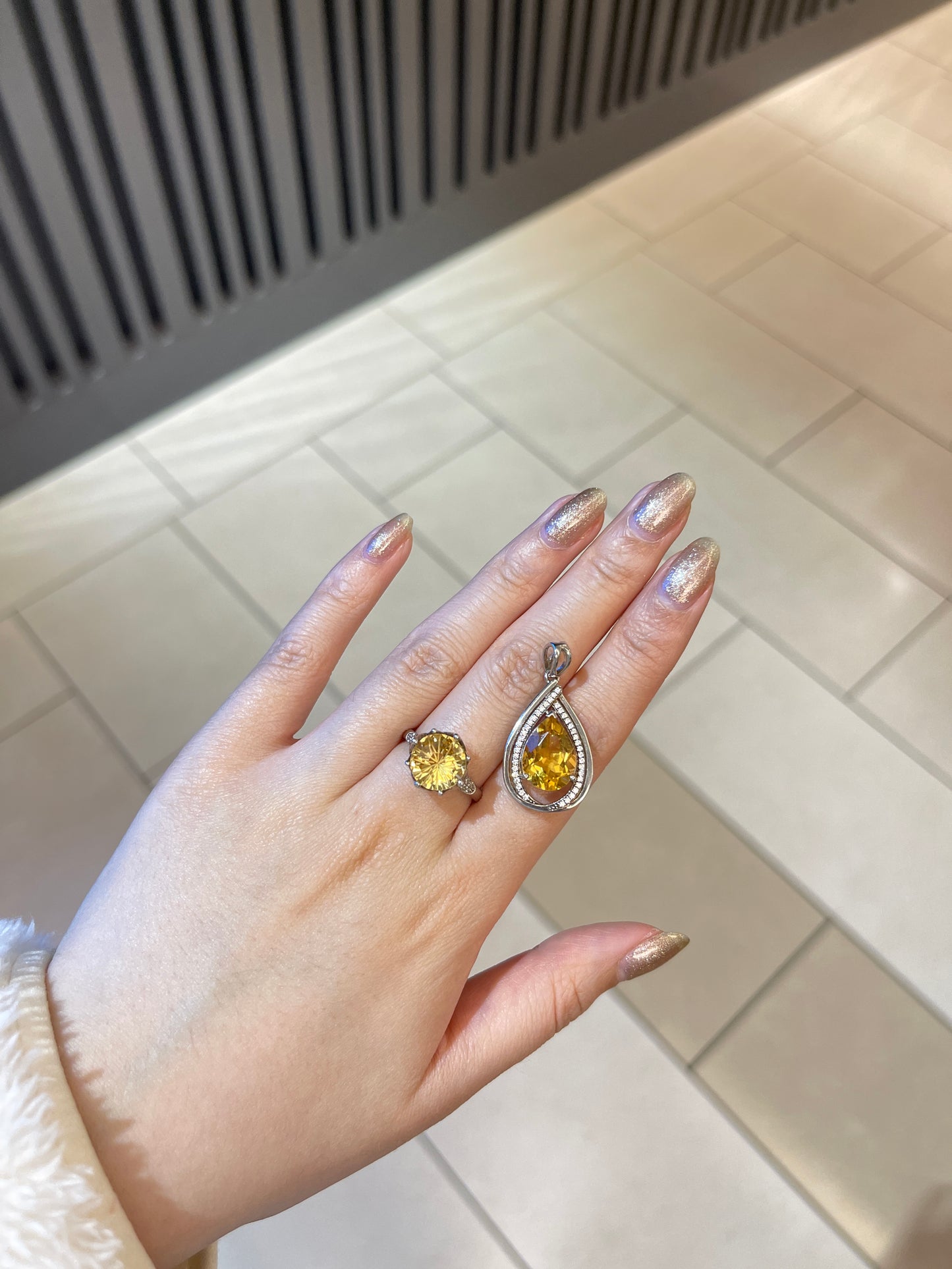 Citrine necklace