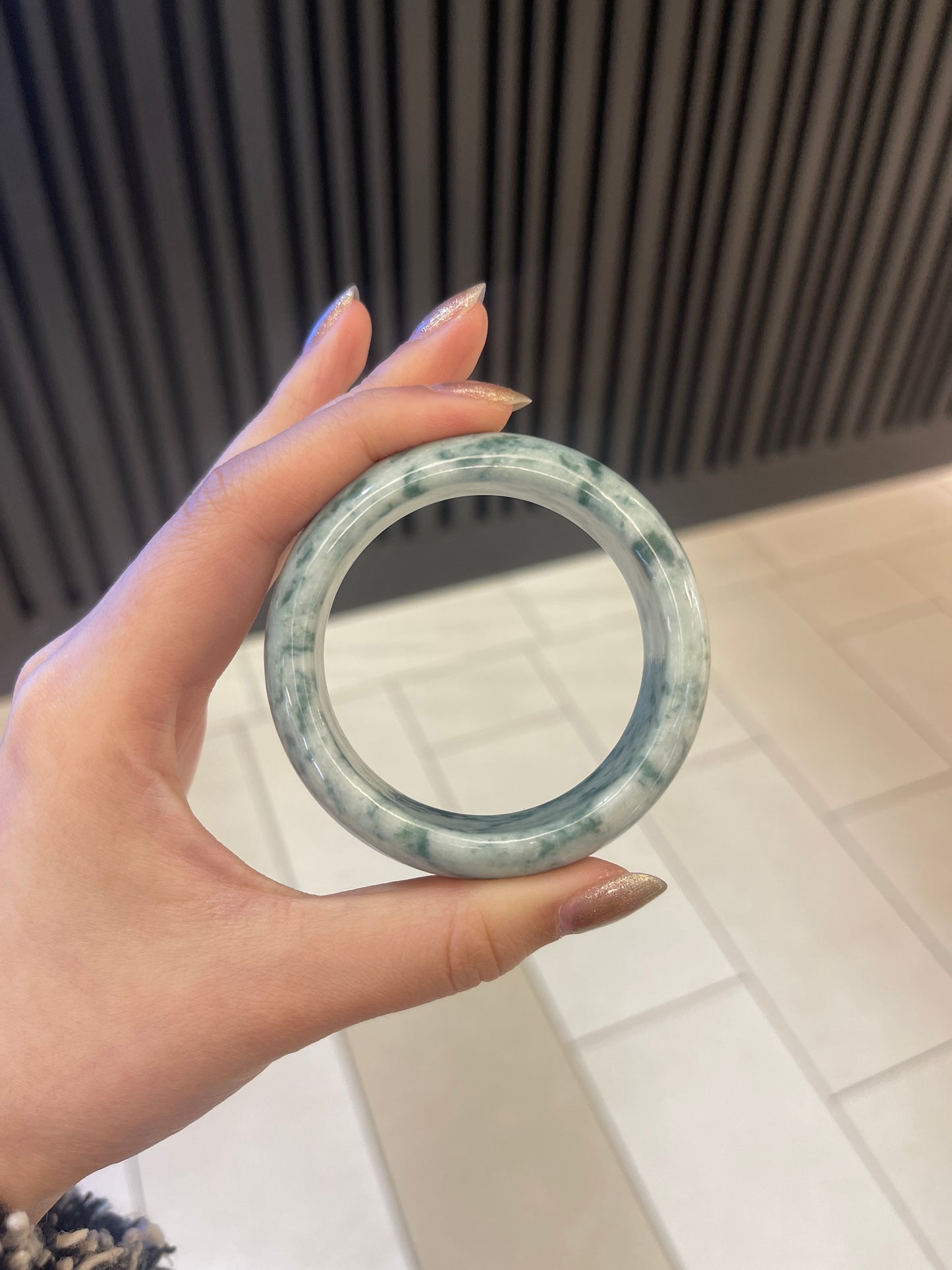 50.5mm Burmese Jadeite Grade A Bangle