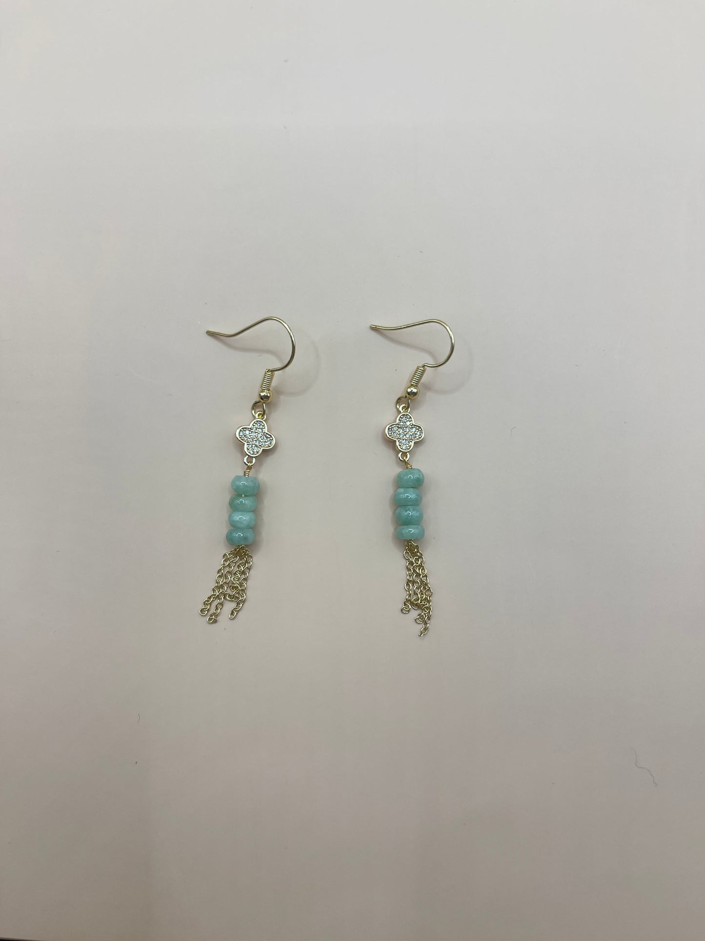 14k jade earrings