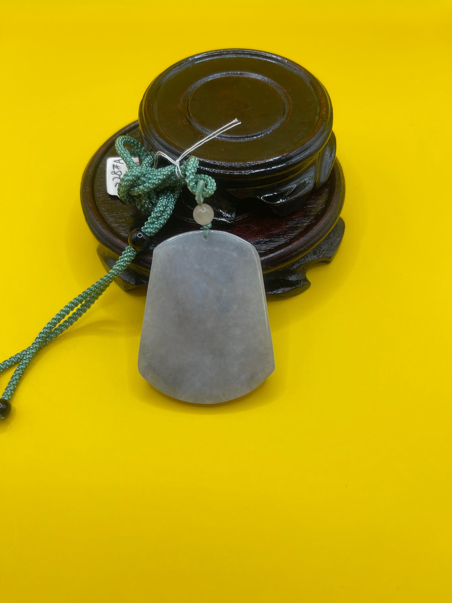 Plum Blossom and Magpie Jade Lucky Pendant