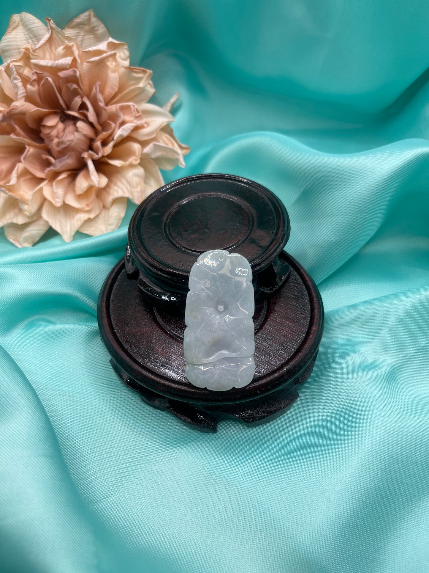 Fish Good Luck Jadeite Pendant