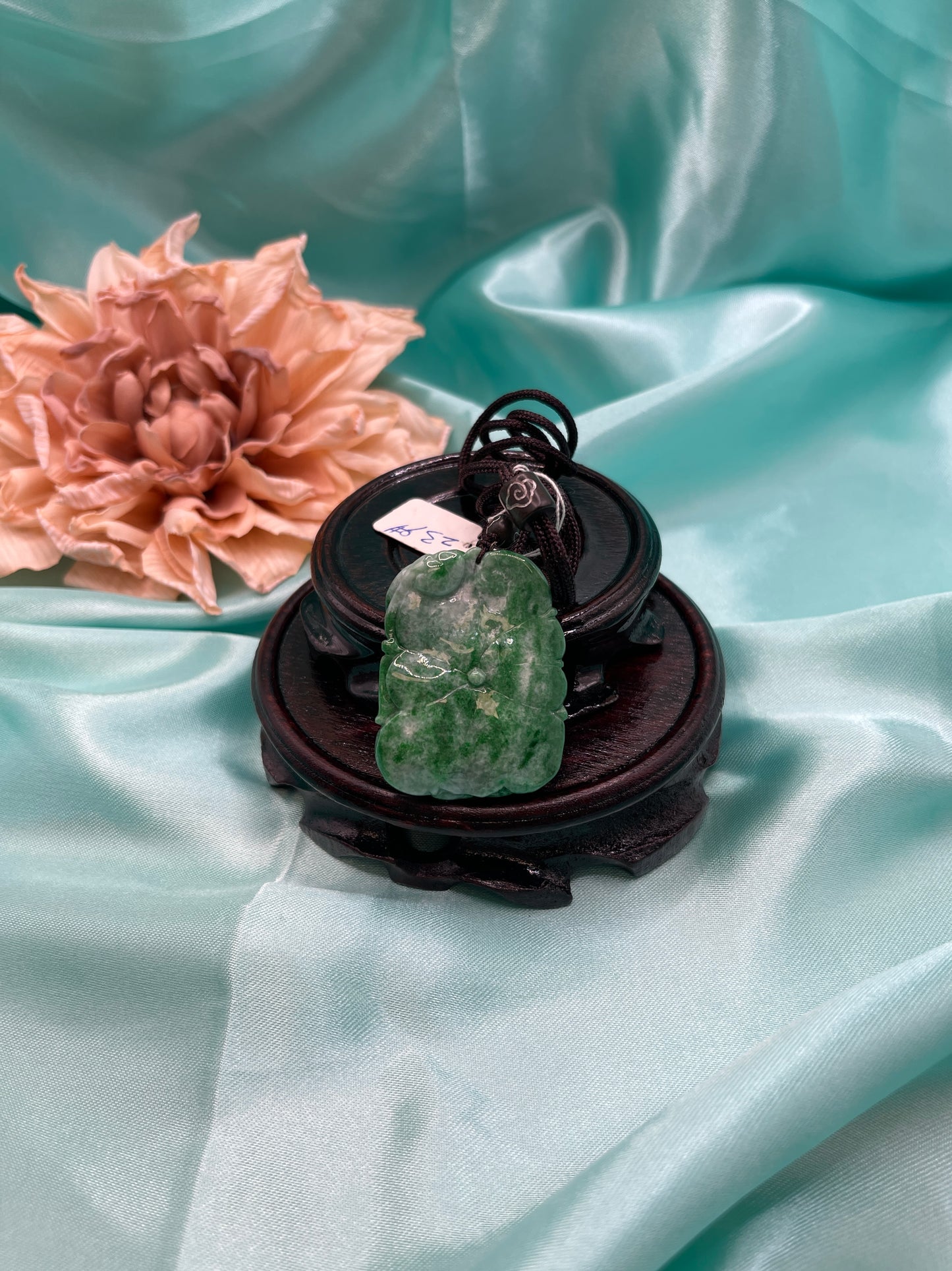 lotus leaf and fish pendant