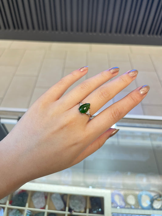 Jade &Sterling Ring