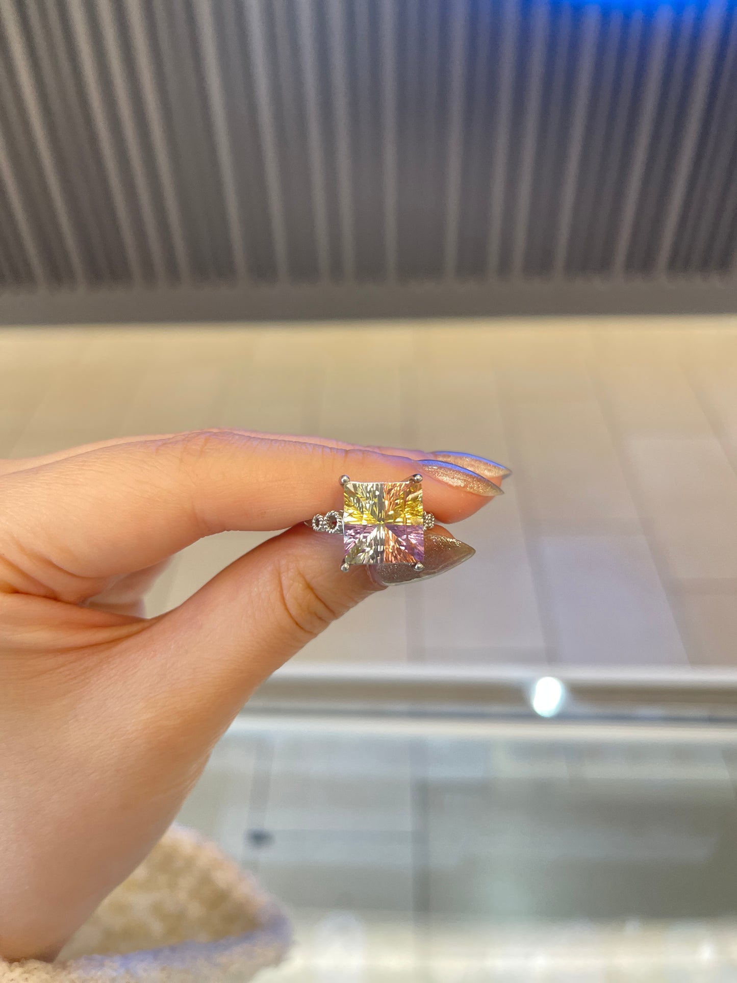 South Africa Crystal Ring--Multiple colors