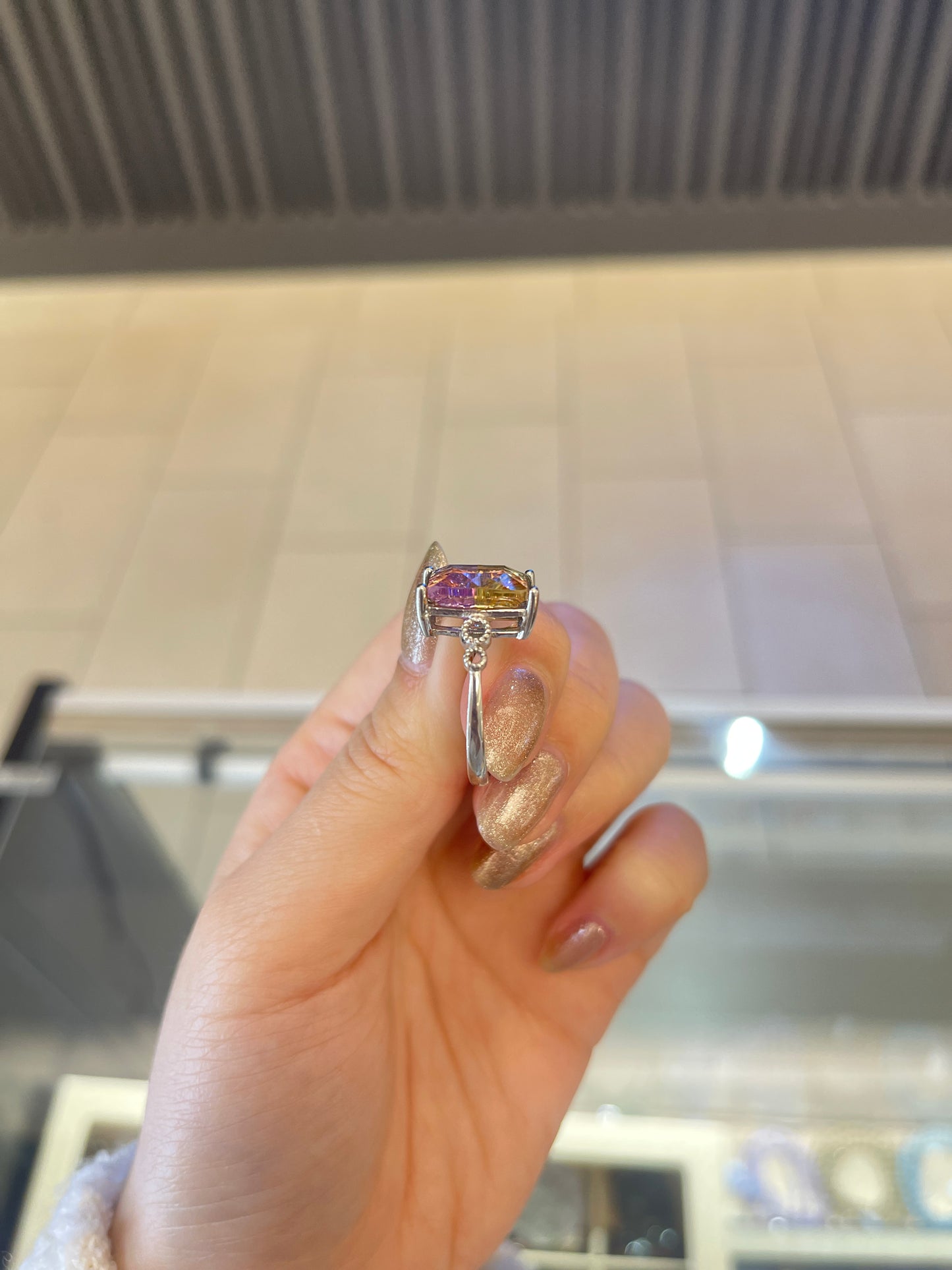 South Africa Crystal Ring--Multiple colors
