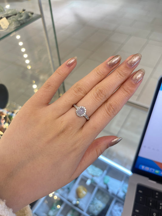 Lavender Jadeite Ring