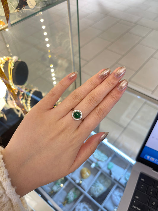 Jadeite ring