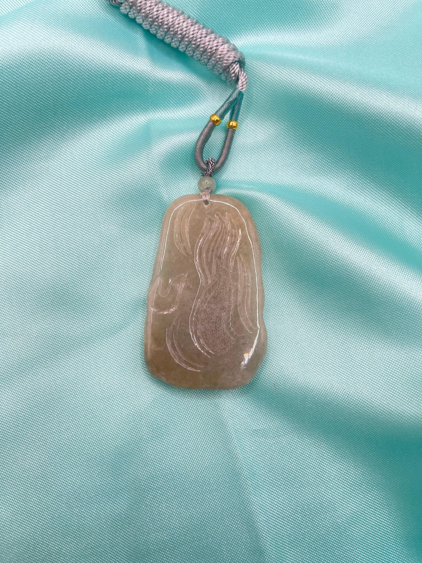 Jadeite Dragon Pendant