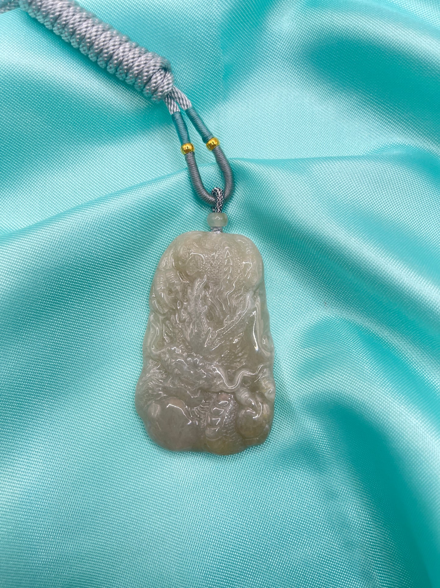Jadeite Dragon Pendant