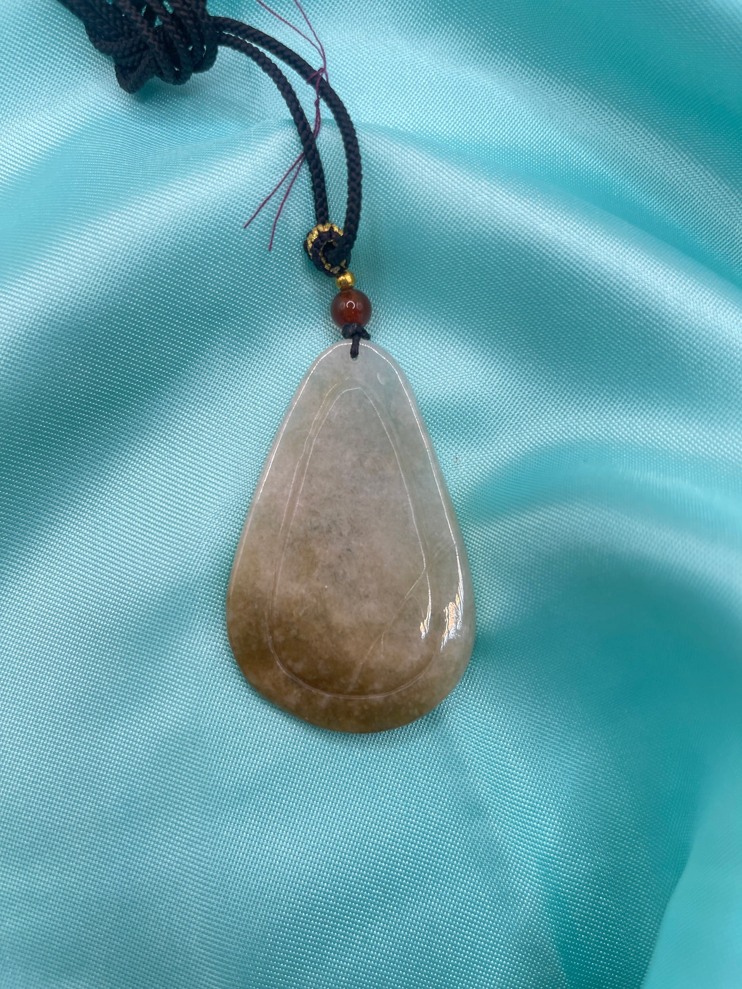 Yellow Jadeite Dragon Pendant