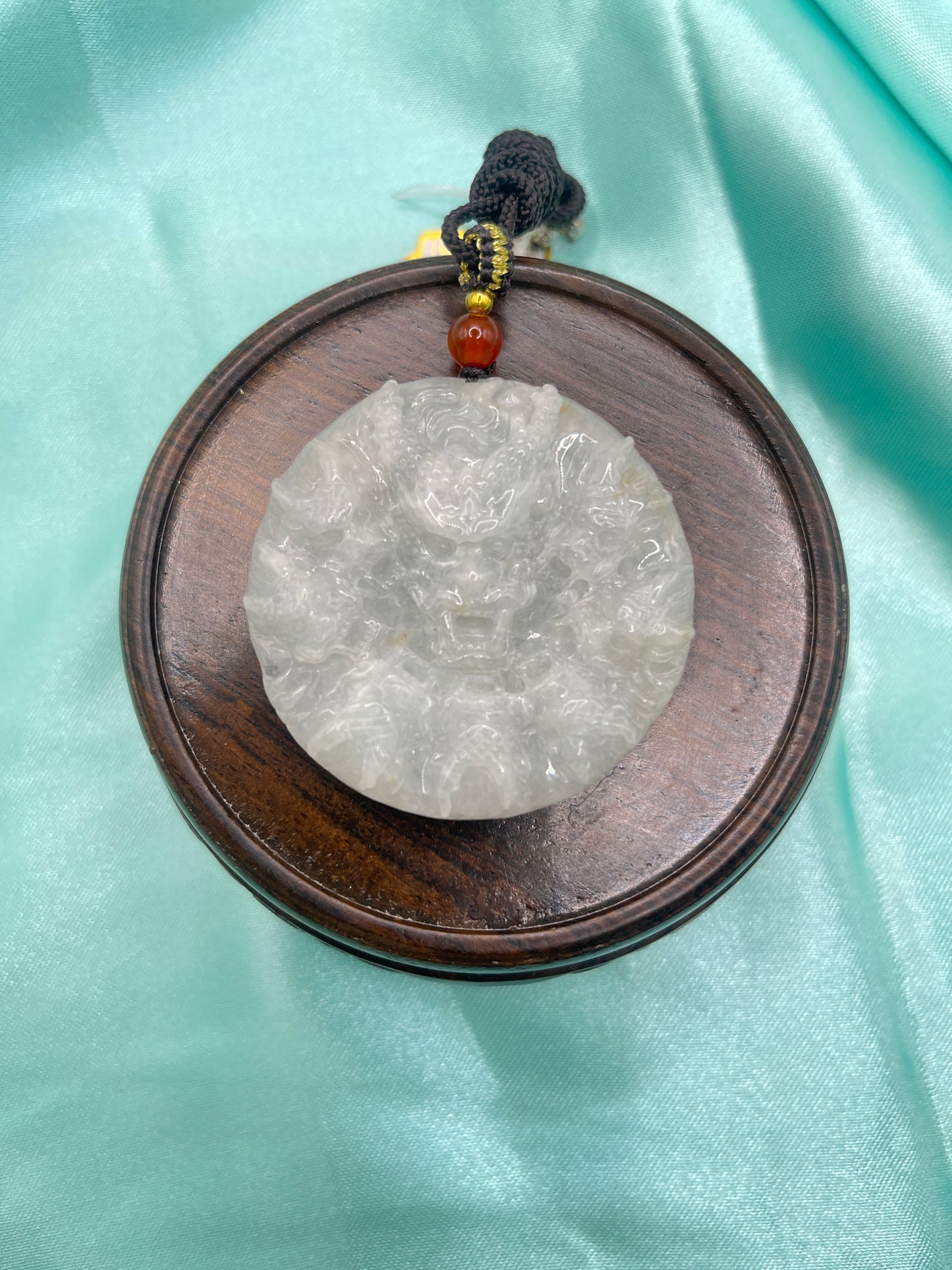 Nine Dragon Protection Pendant--Two side carving.