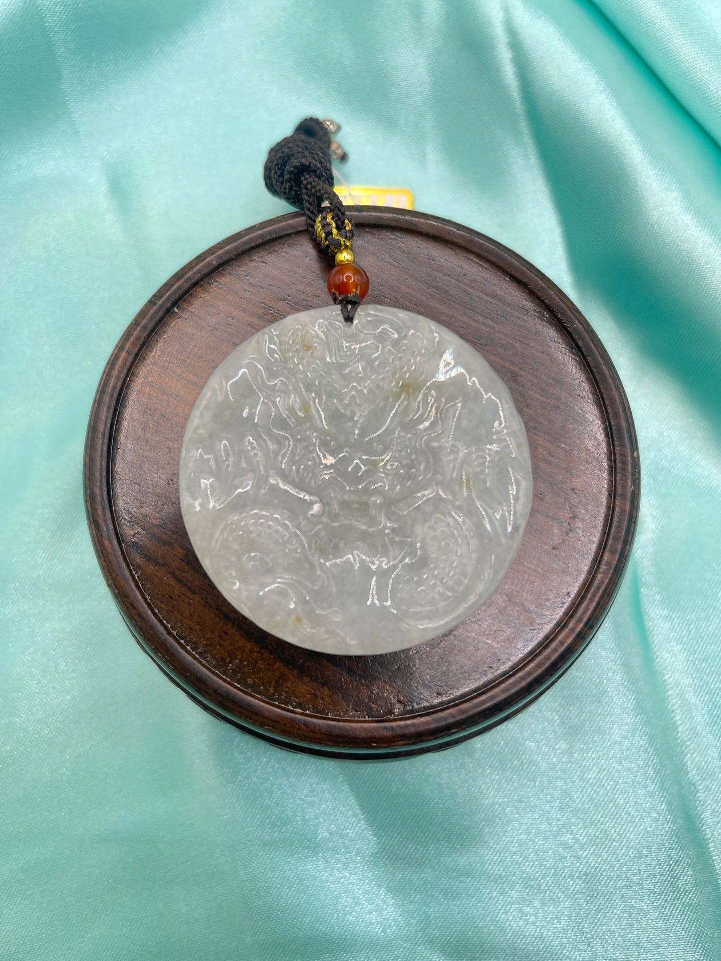Nine Dragon Protection Pendant--Two side carving.