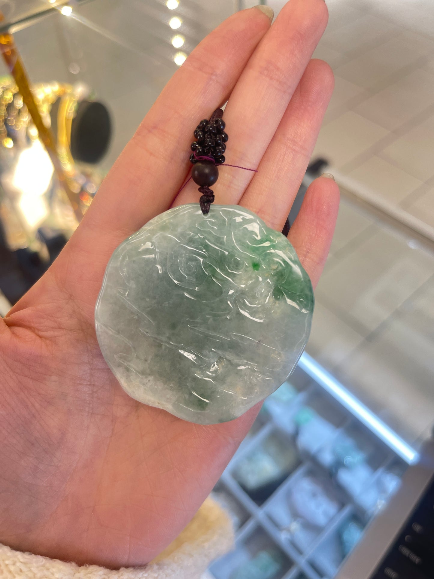 Dragon Jadeite Pendant