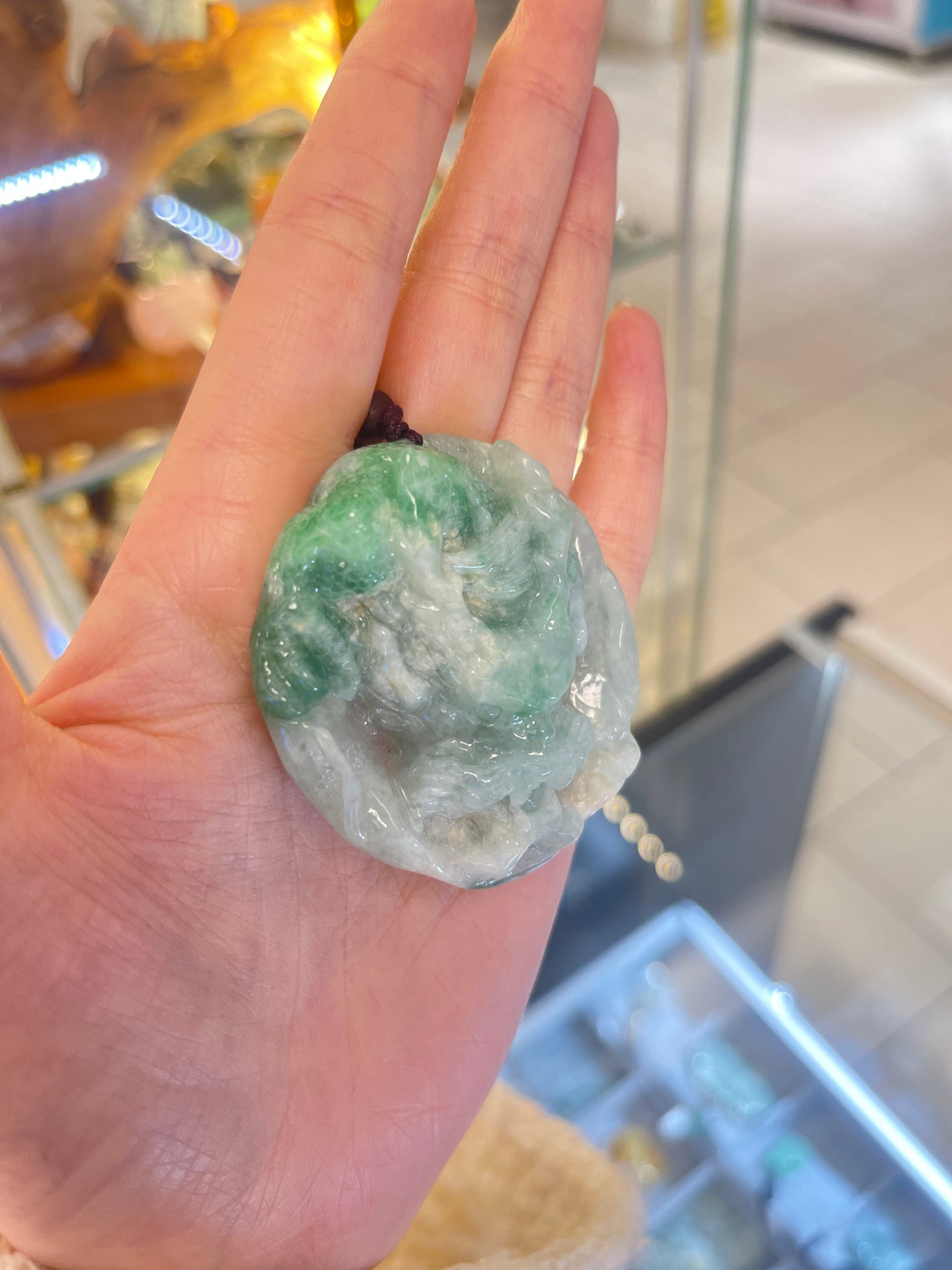Dragon Jadeite Pendant