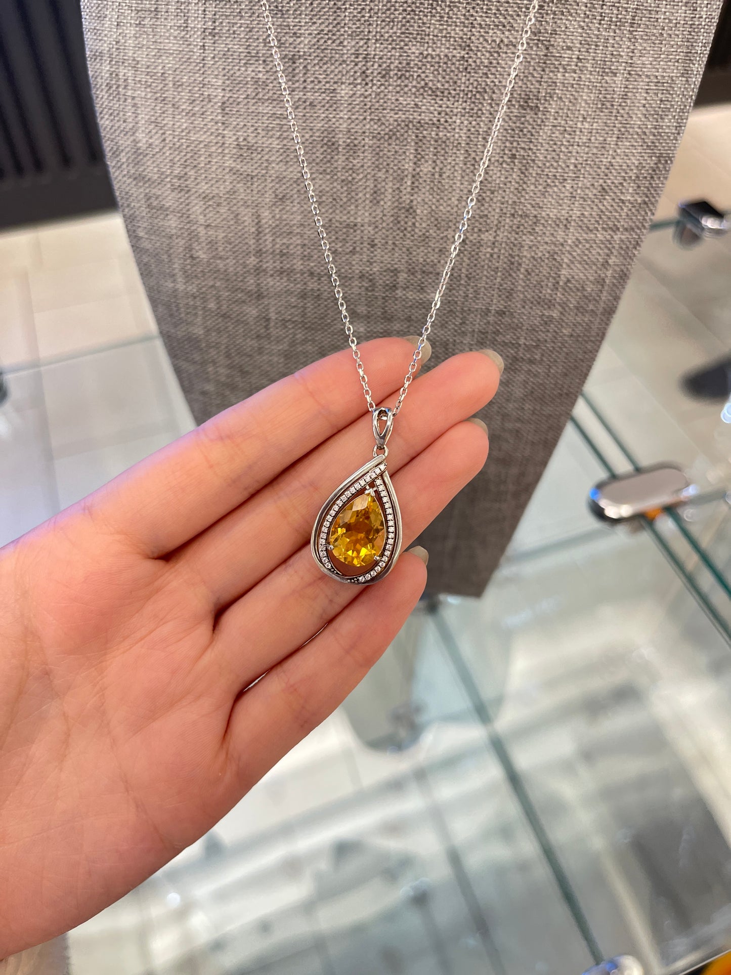 Citrine necklace