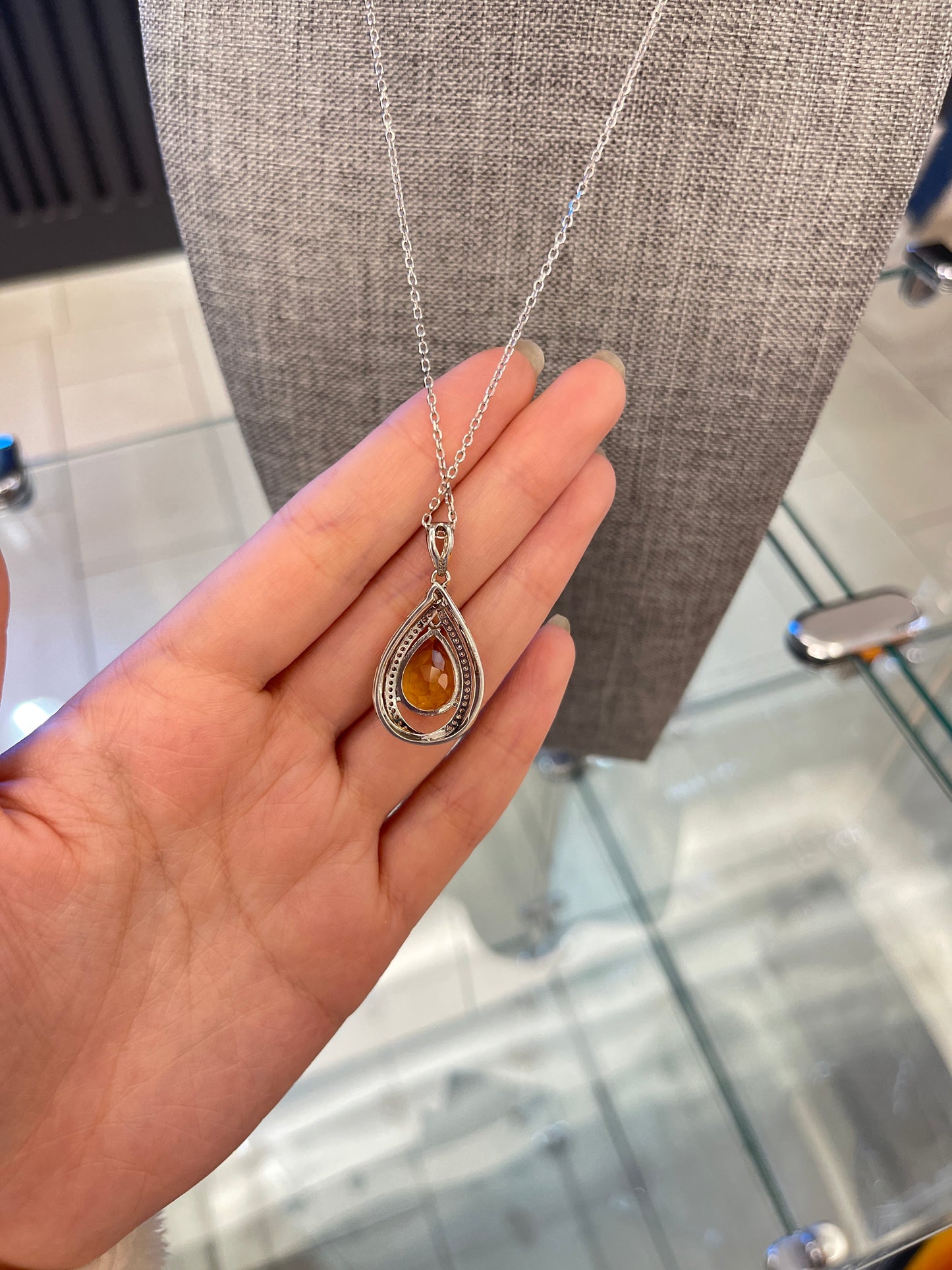 Citrine necklace