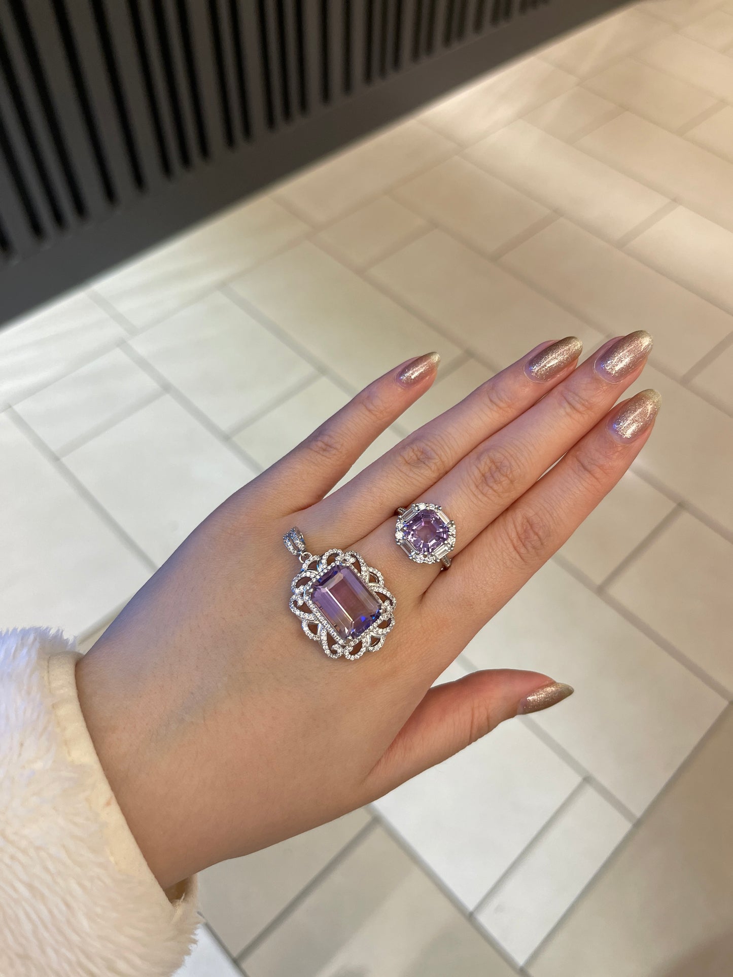 Amethyst necklace