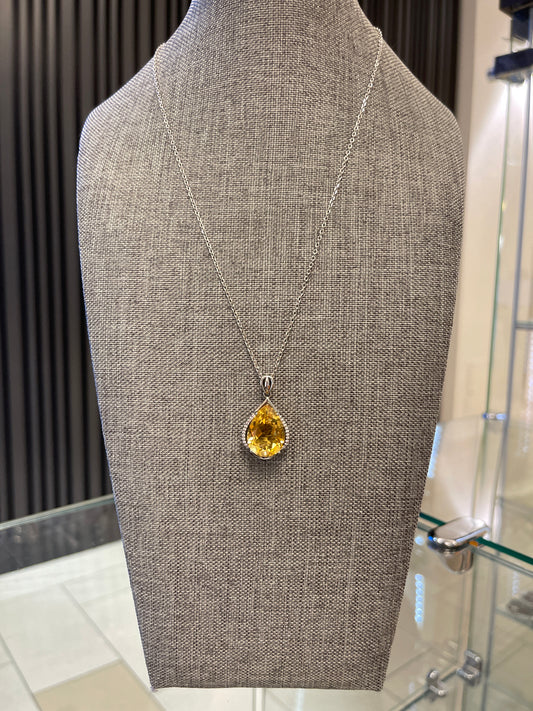 Citrine necklace