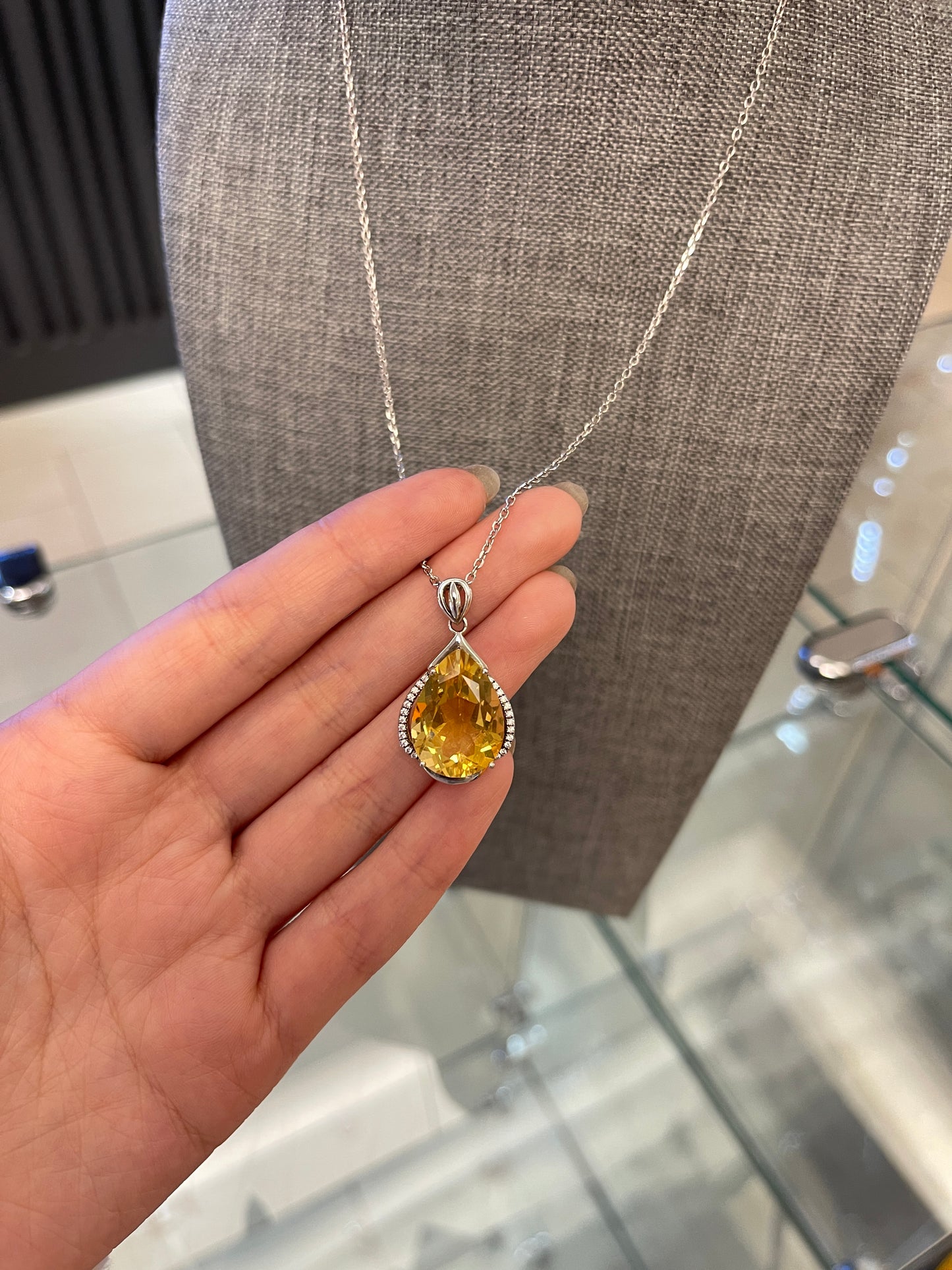Citrine necklace