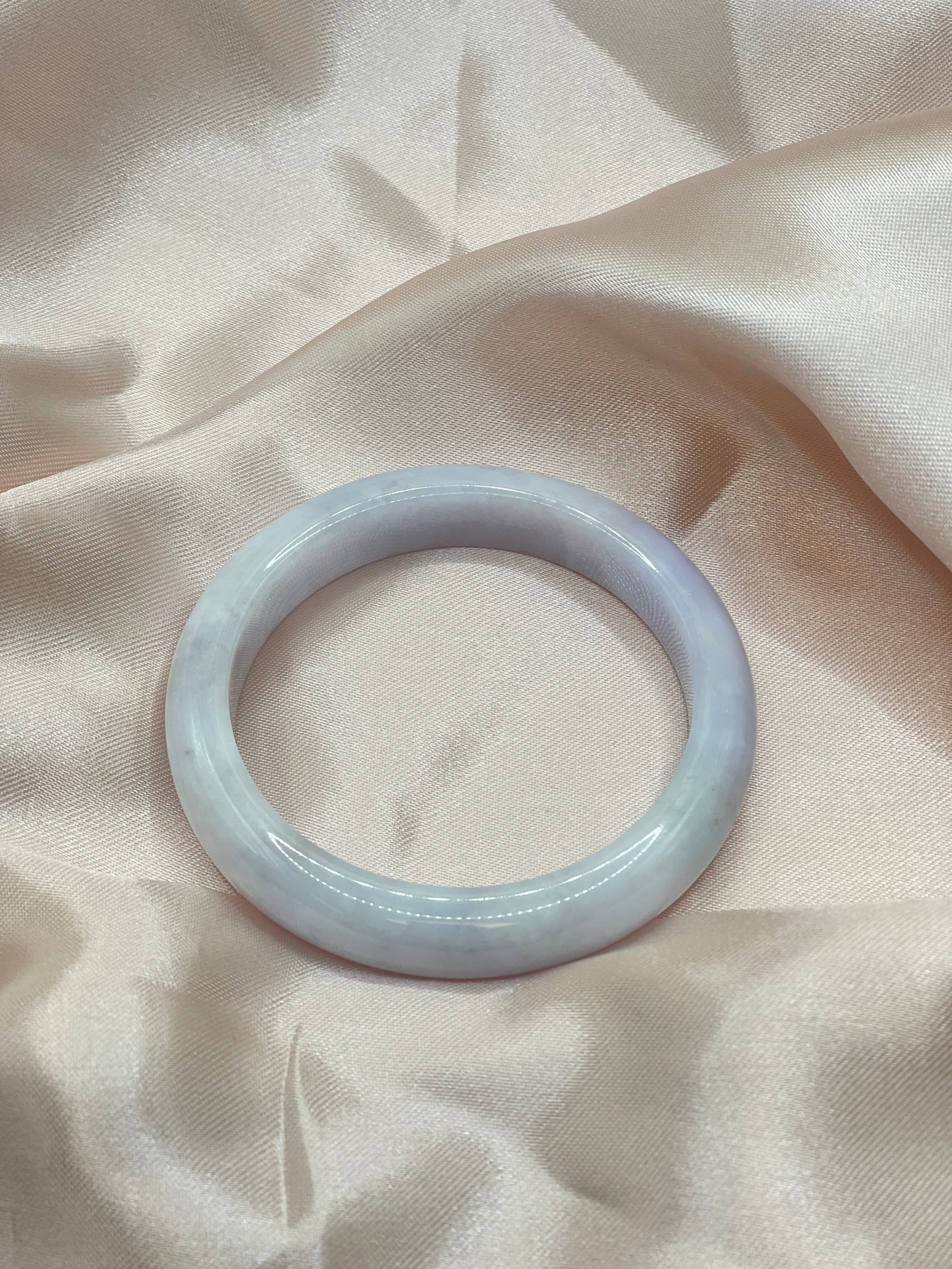 59.5mm Burmese Jadeite Bangle Grade A