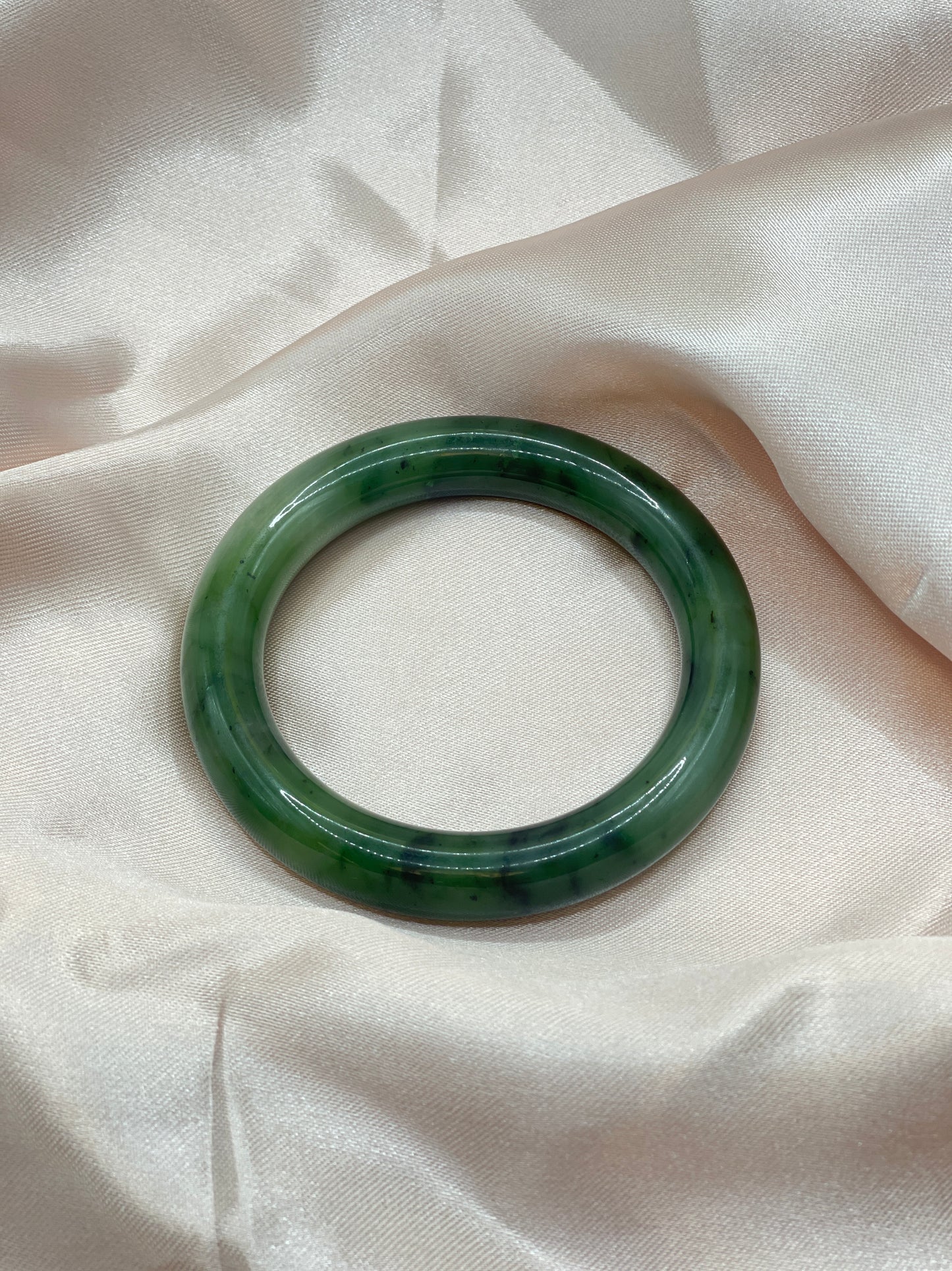 58.2mm Russia Green Jade Bangle
