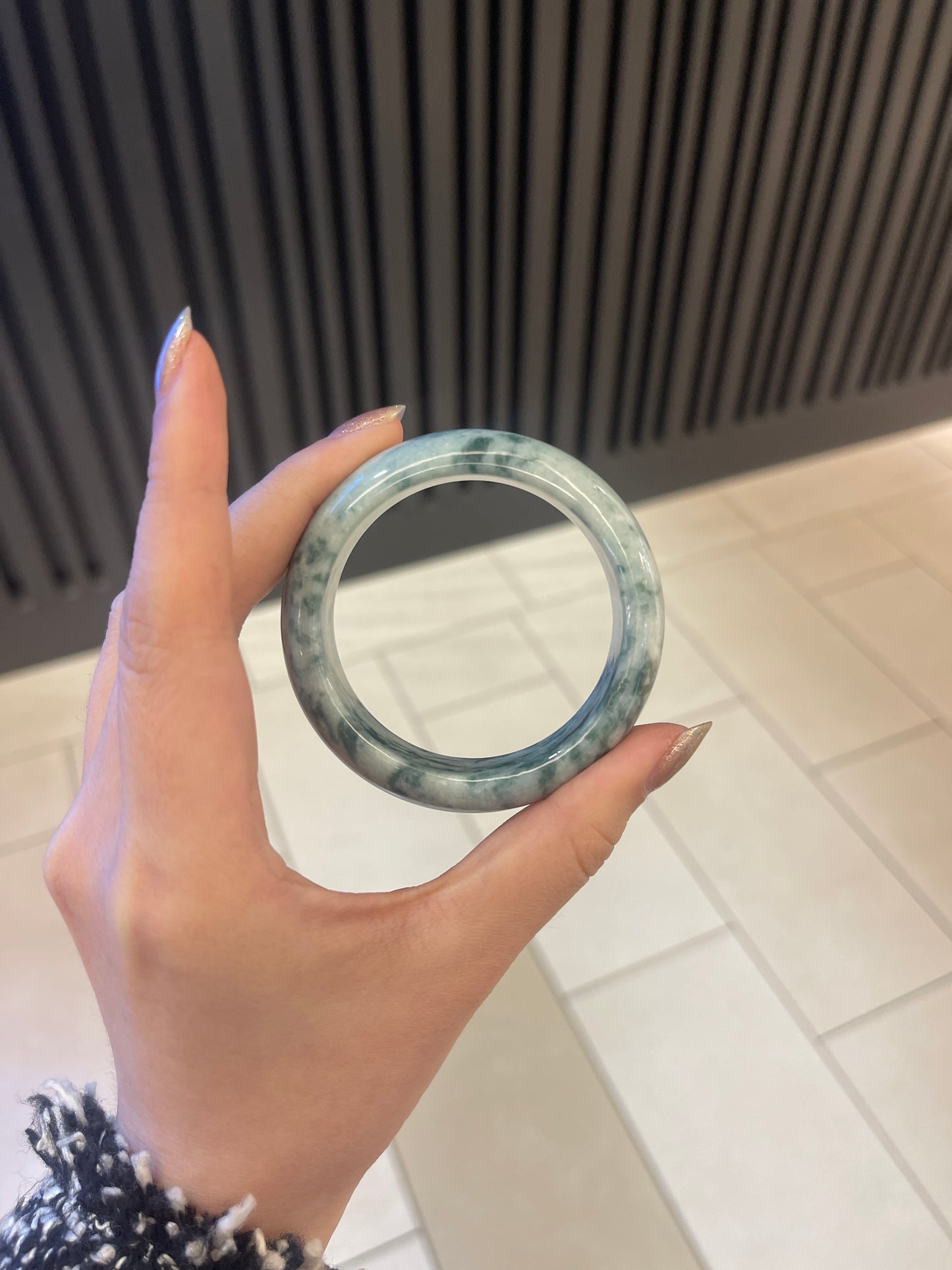 50.5mm Burmese Jadeite Grade A Bangle