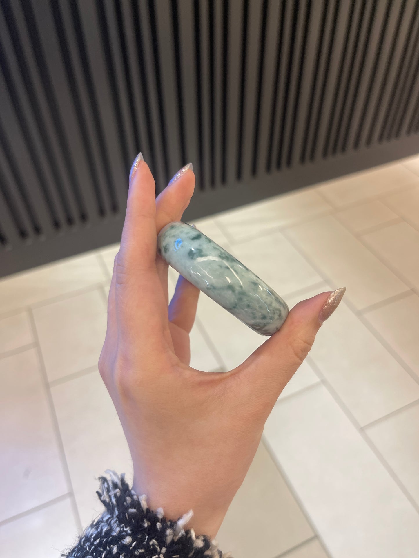 50.5mm Burmese Jadeite Grade A Bangle