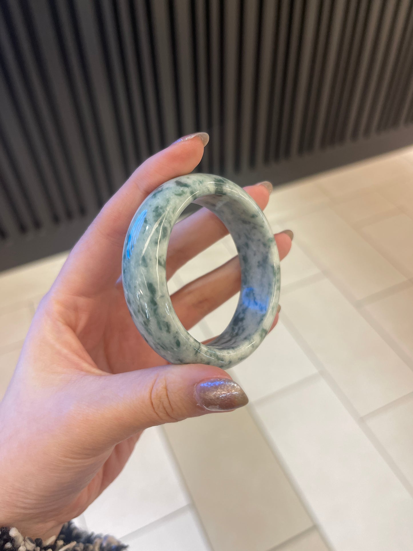 50.5mm Burmese Jadeite Grade A Bangle
