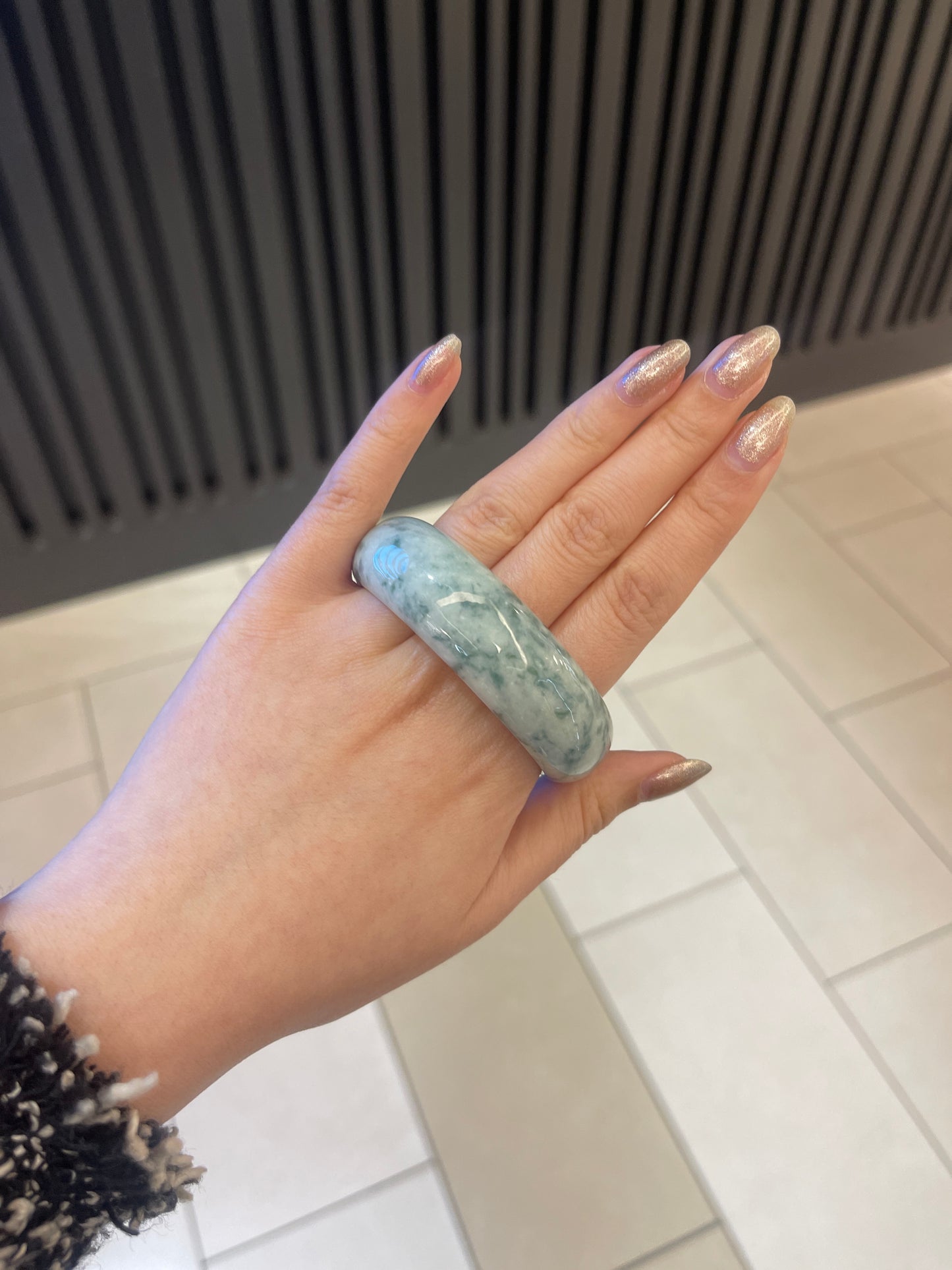 50.5mm Burmese Jadeite Grade A Bangle