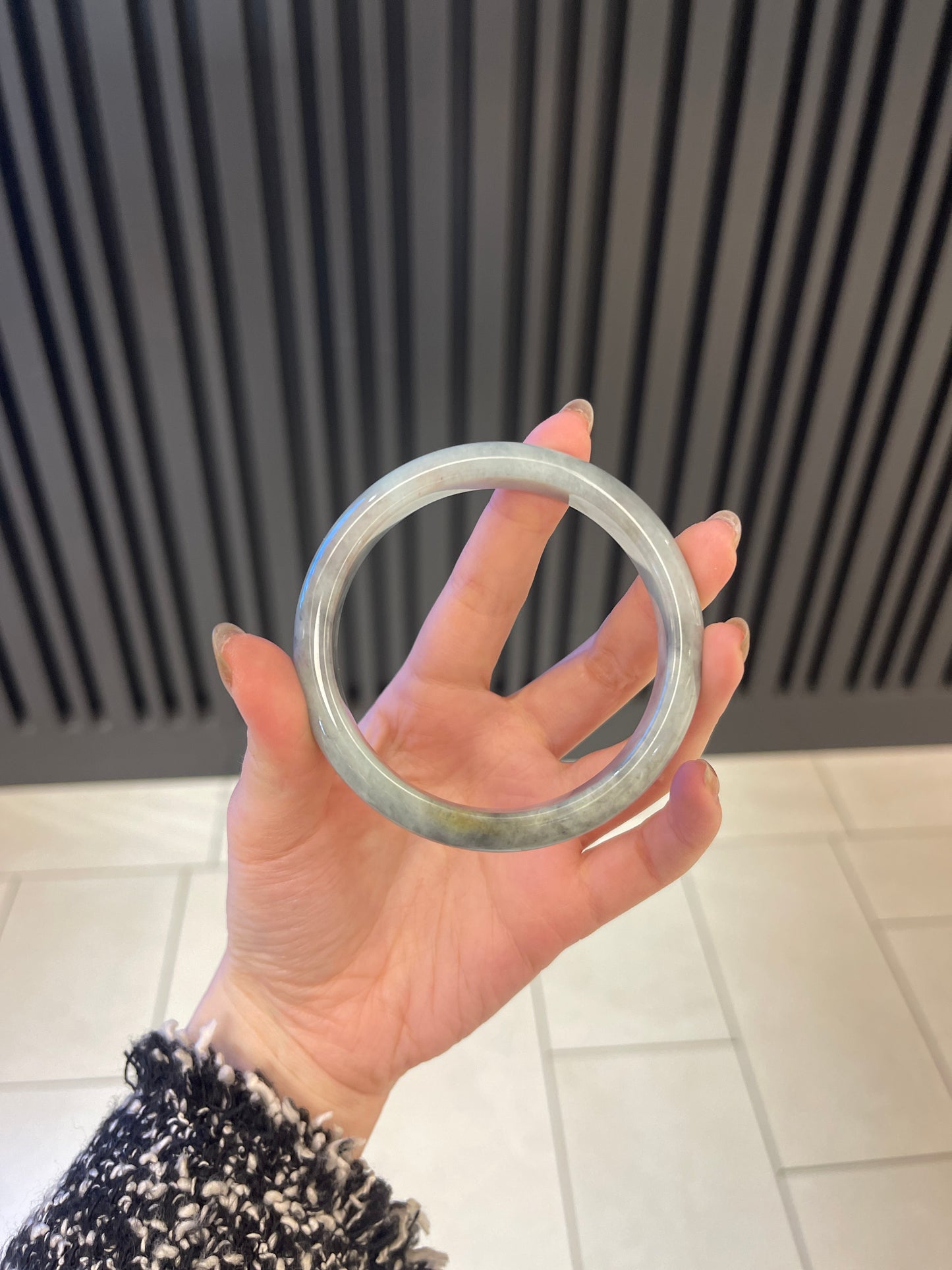 60.4mm Burmese Jadeite Grade A Bangle