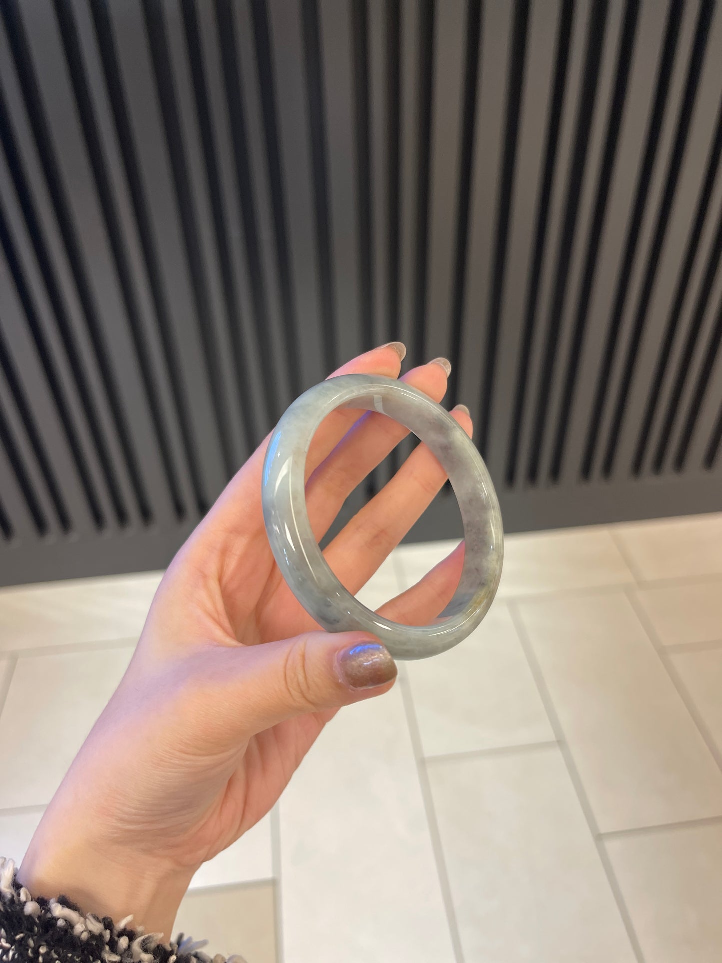 60.4mm Burmese Jadeite Grade A Bangle