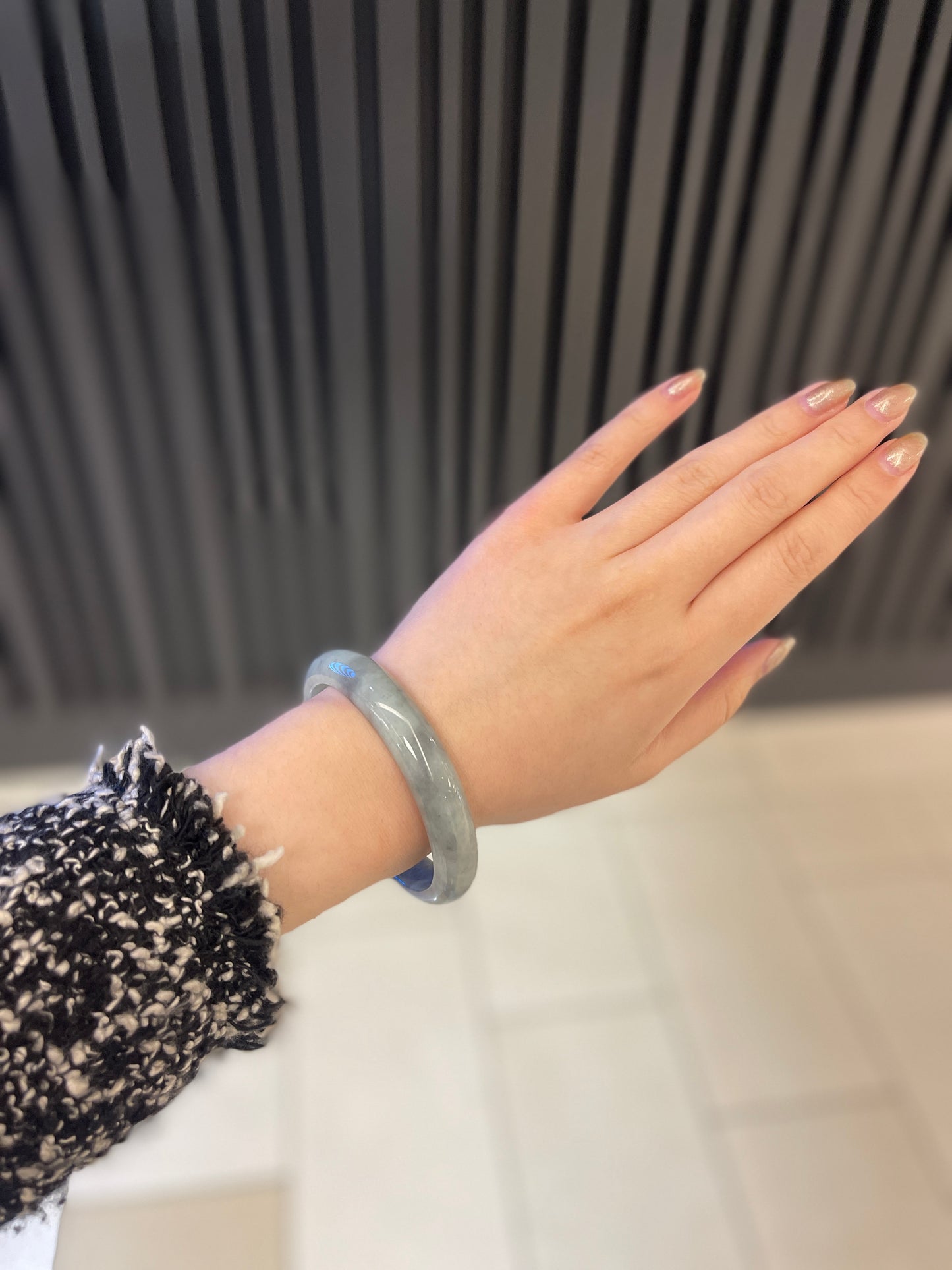 60.4mm Burmese Jadeite Grade A Bangle