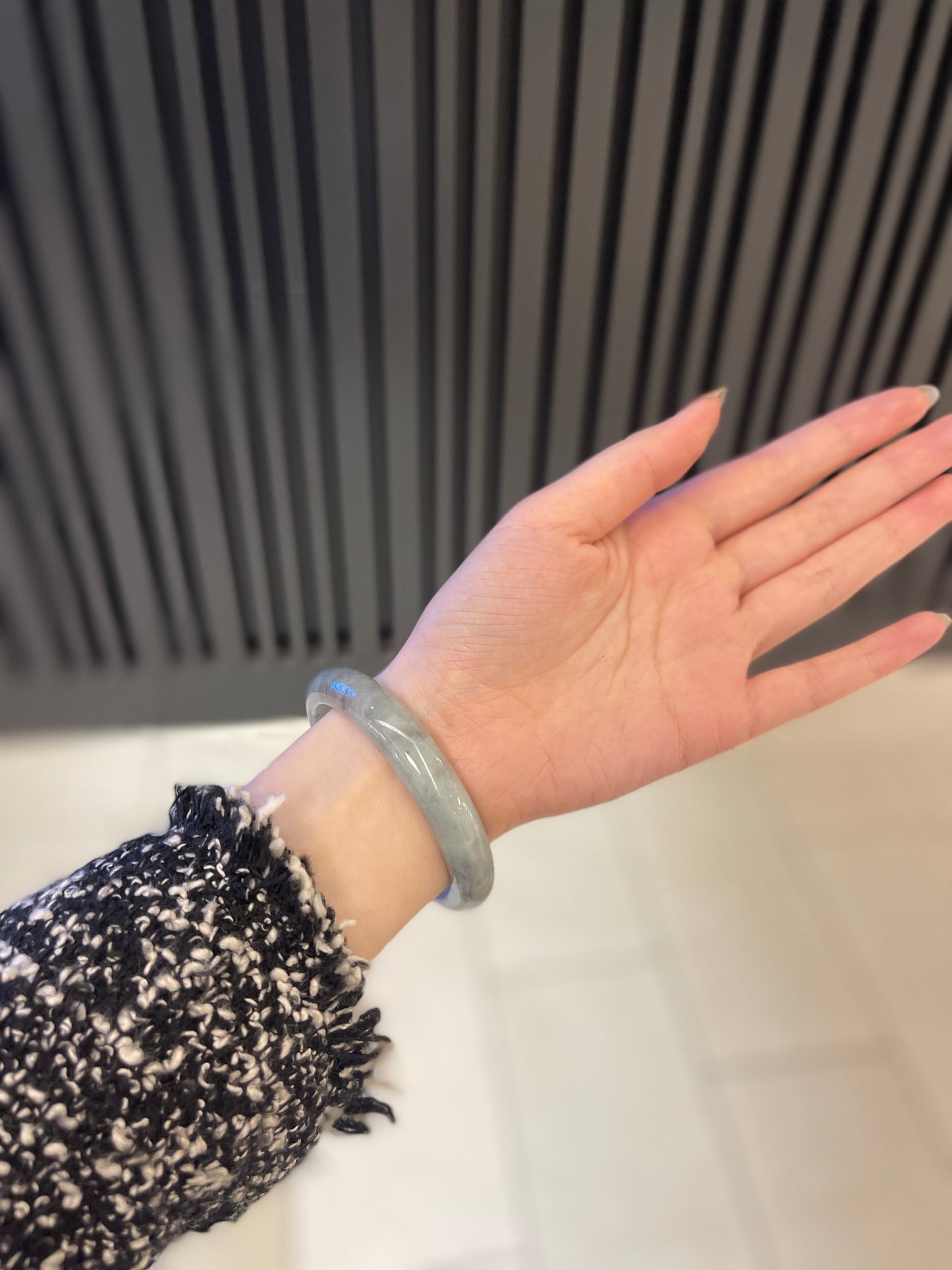 60.4mm Burmese Jadeite Grade A Bangle