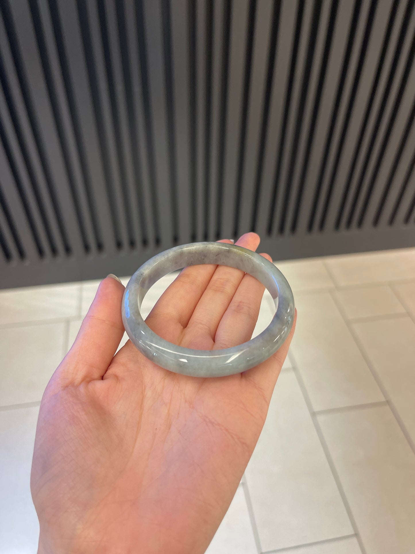 60.4mm Burmese Jadeite Grade A Bangle