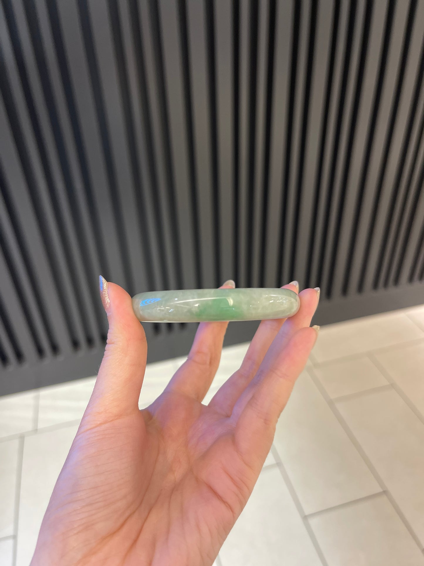 55.9mm Burmese Jadeite Grade A Bangle