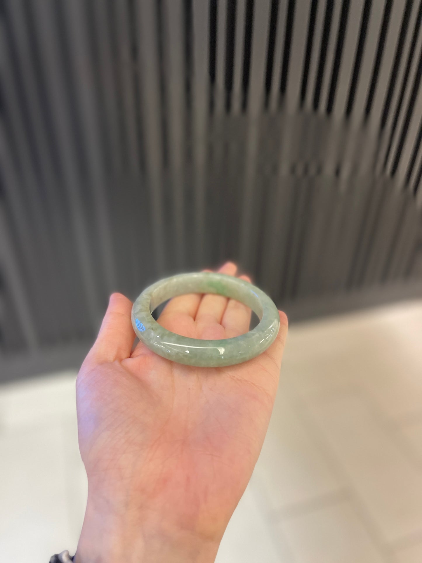 55.9mm Burmese Jadeite Grade A Bangle