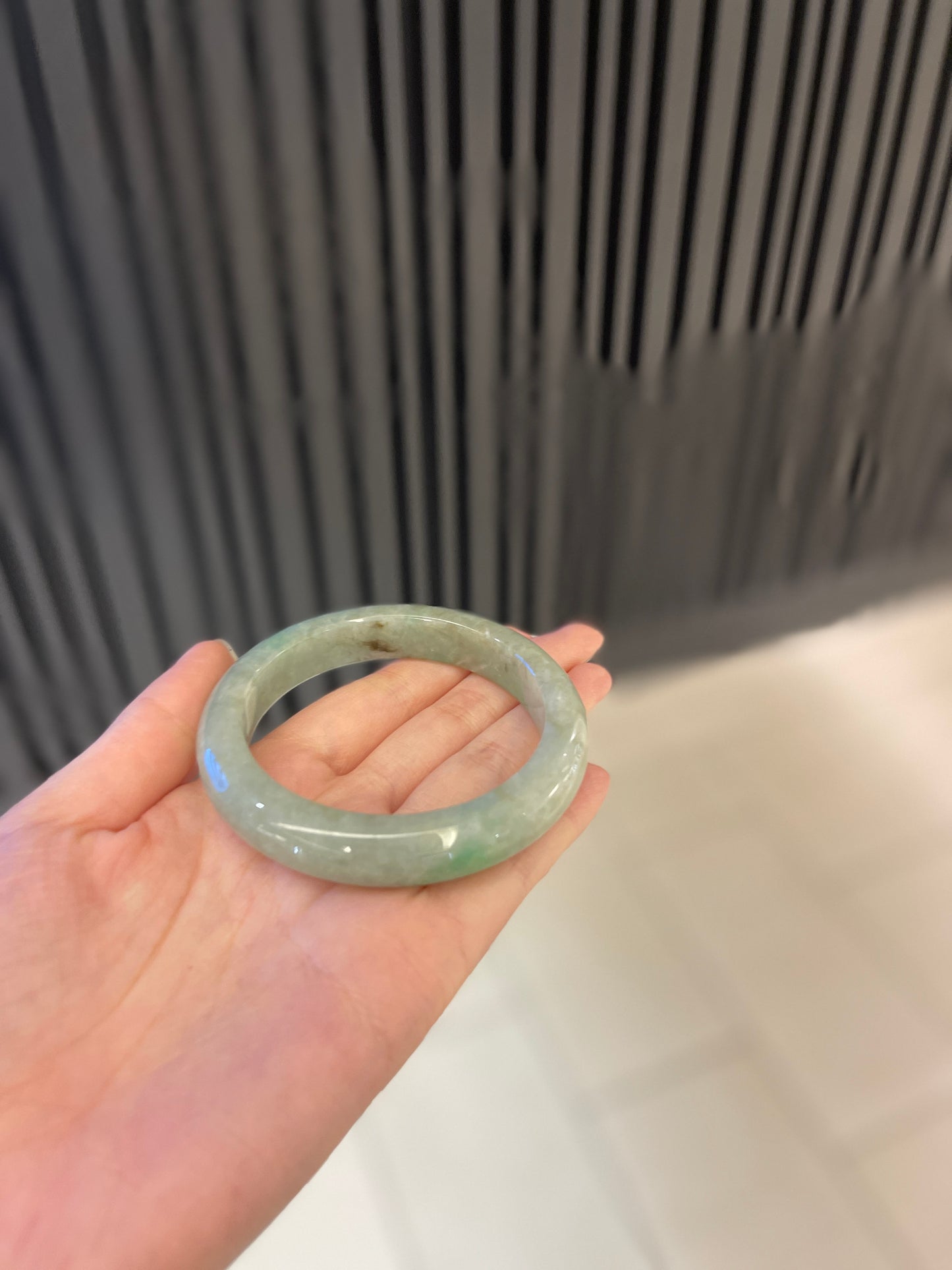 55.9mm Burmese Jadeite Grade A Bangle