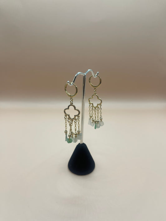 14K and Jade earrings